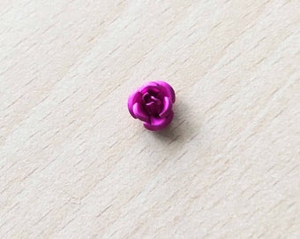 pretty pink metal fuchsia 8mm