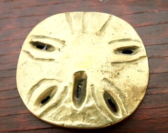 Vintage Brass Sand Dollar