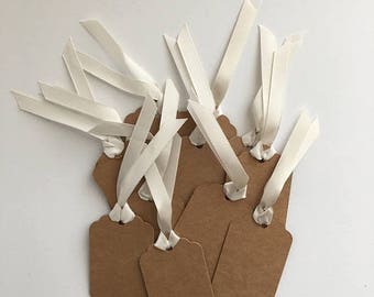 ON SALE Gift bag tags - kraft - gift tags - tags #41603