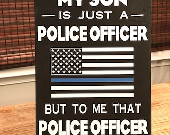 Police officer sign | Etsy