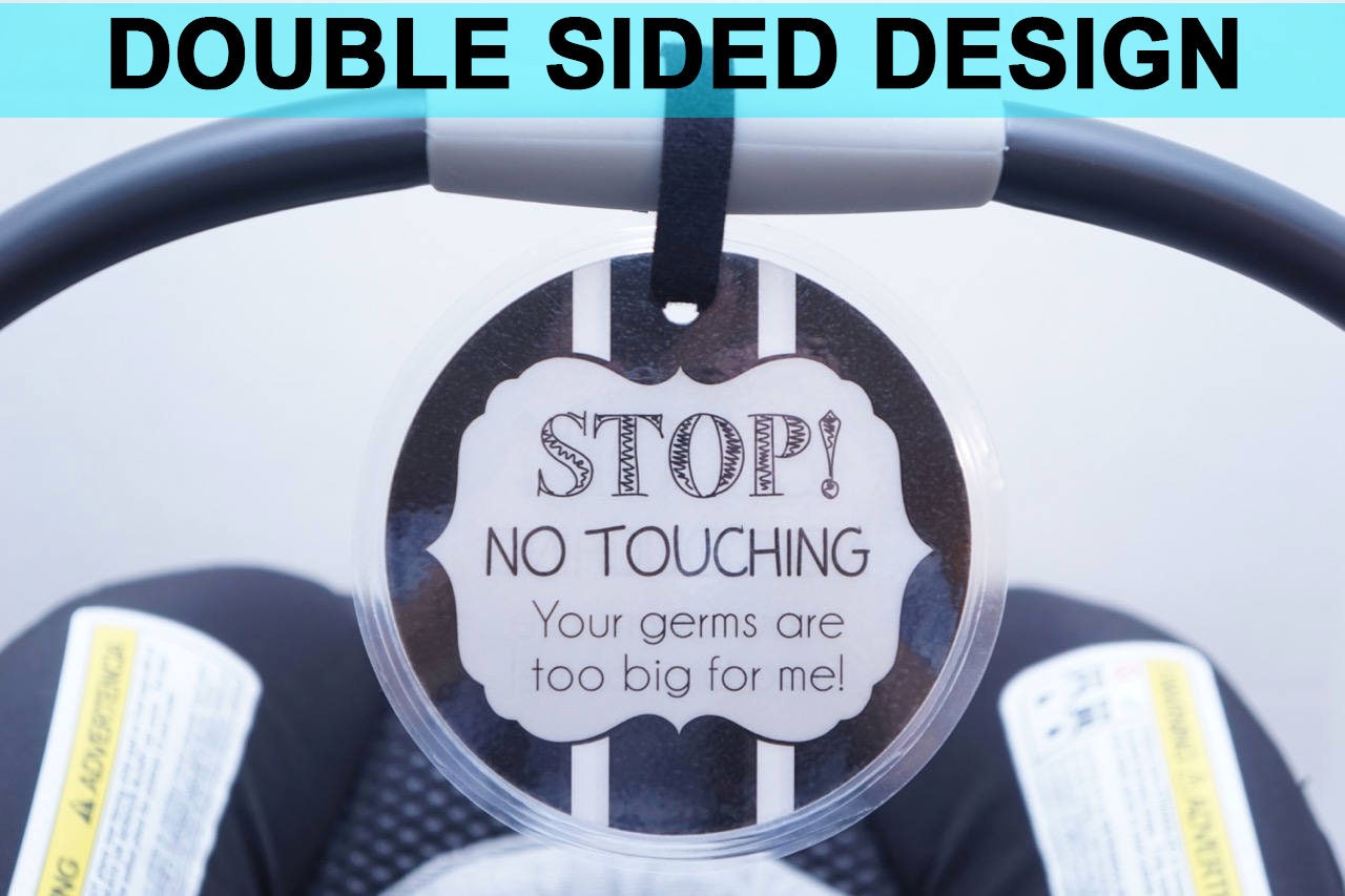 Newborn Preemie sign baby car seat tag baby shower gift