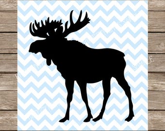 Moose svg, svg files, Moose, svg, svg files for cricut, Moose silhouette, animal svg, Canada svg, Moose cut file, svg silhouette svg designs