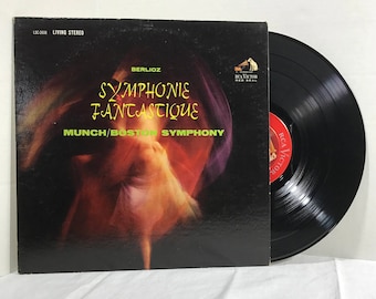 Symphonie Fantastique vinyl record 1962 Classical VG+ Berlioz, Munch, Boston Symphony