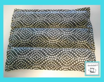 Heat Therapy Rice Bag, Heating Pad, Microwavable, Rice Heating Pad, Core Heat Pack, Cramps, Back, Chest, Sunny Heat Pack, Gray White Dots