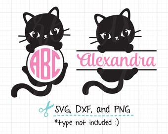 Download Silhouette cat | Etsy