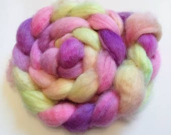 Hand Dyed Fiber Roving Braid