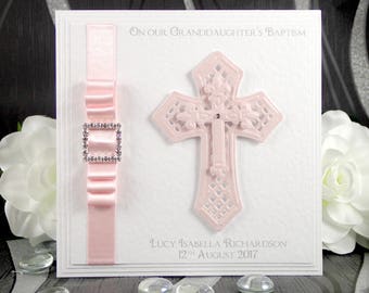 Luxury Handmade Christening Card / Handmade Christening Card / Christening Card / Confirmation Card / Baptism Card / Holy Comunion Card