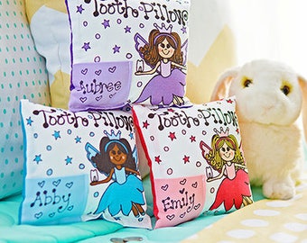 Petal Fairy Tooth Fairy Pillow with Personalization