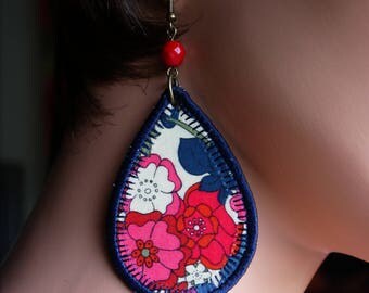 Cyclamen Boxford liberty earrings