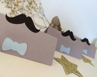 Marks places mustache bow tie