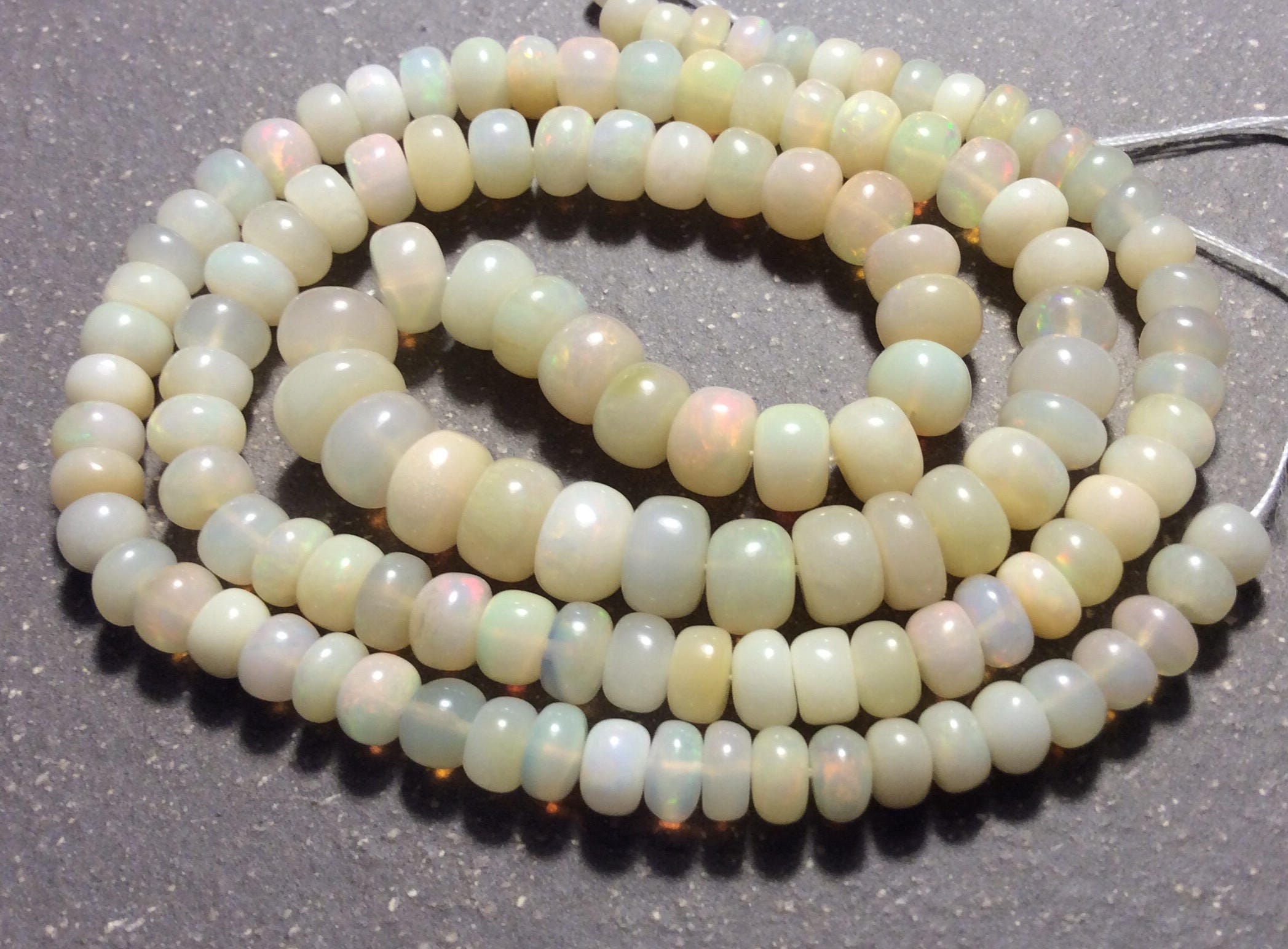 Ethiopian Opal beads, real opal, Opal beads from FlatCatGems on Etsy Studio