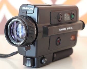 Chinon 213 XL Macro retro vintage super 8 kodak Agfa 8mm movie cine film camera 1980s