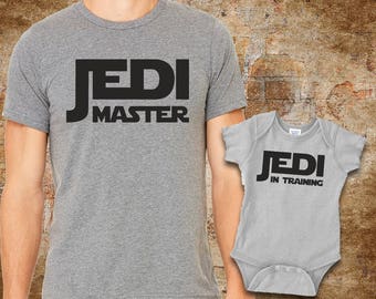 Jedi Master Jedi In Training Matching Tees _ Matching Custom Clothes - Foto 2