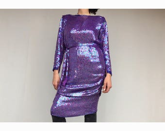 Purple Sparkly Dress