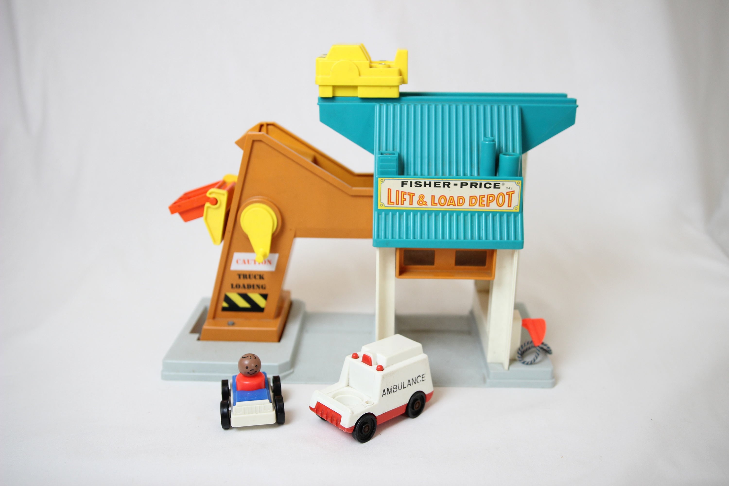 fisher price car garage vintage