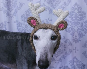 Reindeer Antlers Snood for Greyhounds