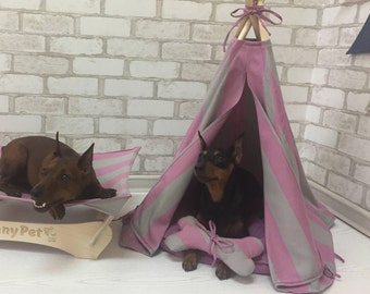 Teepee, Pet Teepee, Dog Teepee, Tent Pet, Tipi, Pet bed, Dog house, Cat tent, Teepee tent for pet, Favorite place of a p