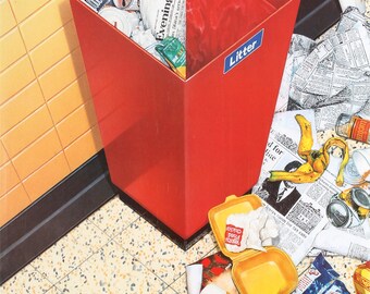 London Underground Litter Poster - Better in Than Out