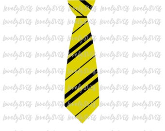 Hufflepuff Tie - Instant Files - Studio3 & SVG Files - Silhouette Cricut Files