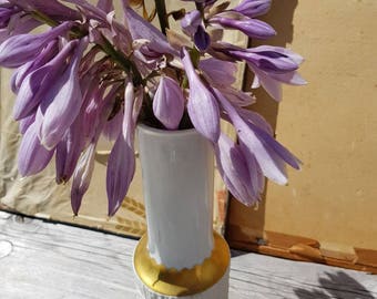 Art Deco Stylings Rare Op Art Vase Thomas Germany Vintage German Porcelain Vase Matte and Glossy Finish 1970s Mid Century Modern WGP