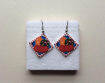 candy crush earrings - game -