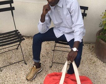 Linen bag.