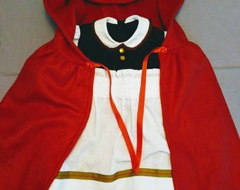 Little Red Riding Hood Costume - girl's size 6/7