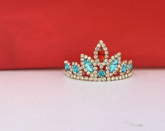 elena of Avalor Elena Of Avalor Tiara,PRINCESS ELENA CROWN, Tiara,Princess Elena Halloween Costume Red & blue crown
