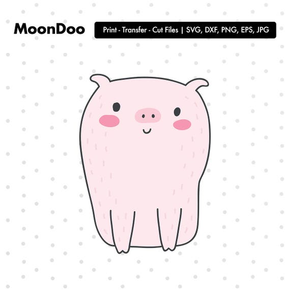 Download Pig svg cute Pig Clipart Svg Files For Silhouette Svg For