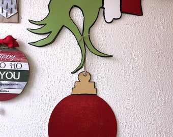 Grinch door decor | Etsy