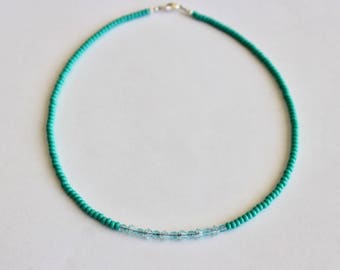 Swavroski Crystal Seed Bead Necklace