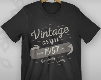 Legend October 1957 Vintage Gift Ideas 60th Birthday T-Shirt