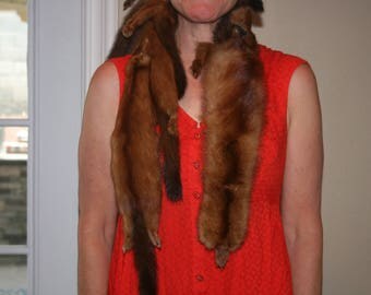 Vintage Fox Fur Stole