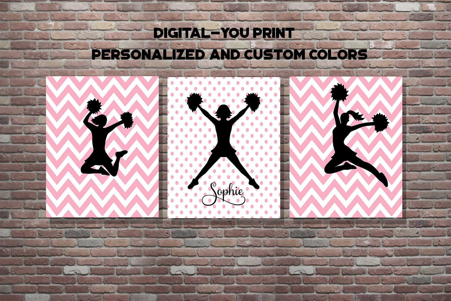 Cheerleading DecorPersonalized Cheerleaders Wall