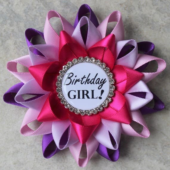 Birthday Girl Pin Birthday Pin Birthday Party Decorations