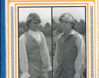 Eagle's View PM/68 Early American Waistcoat & Vest Pattern Size 36 to 50 Chest UNCUT