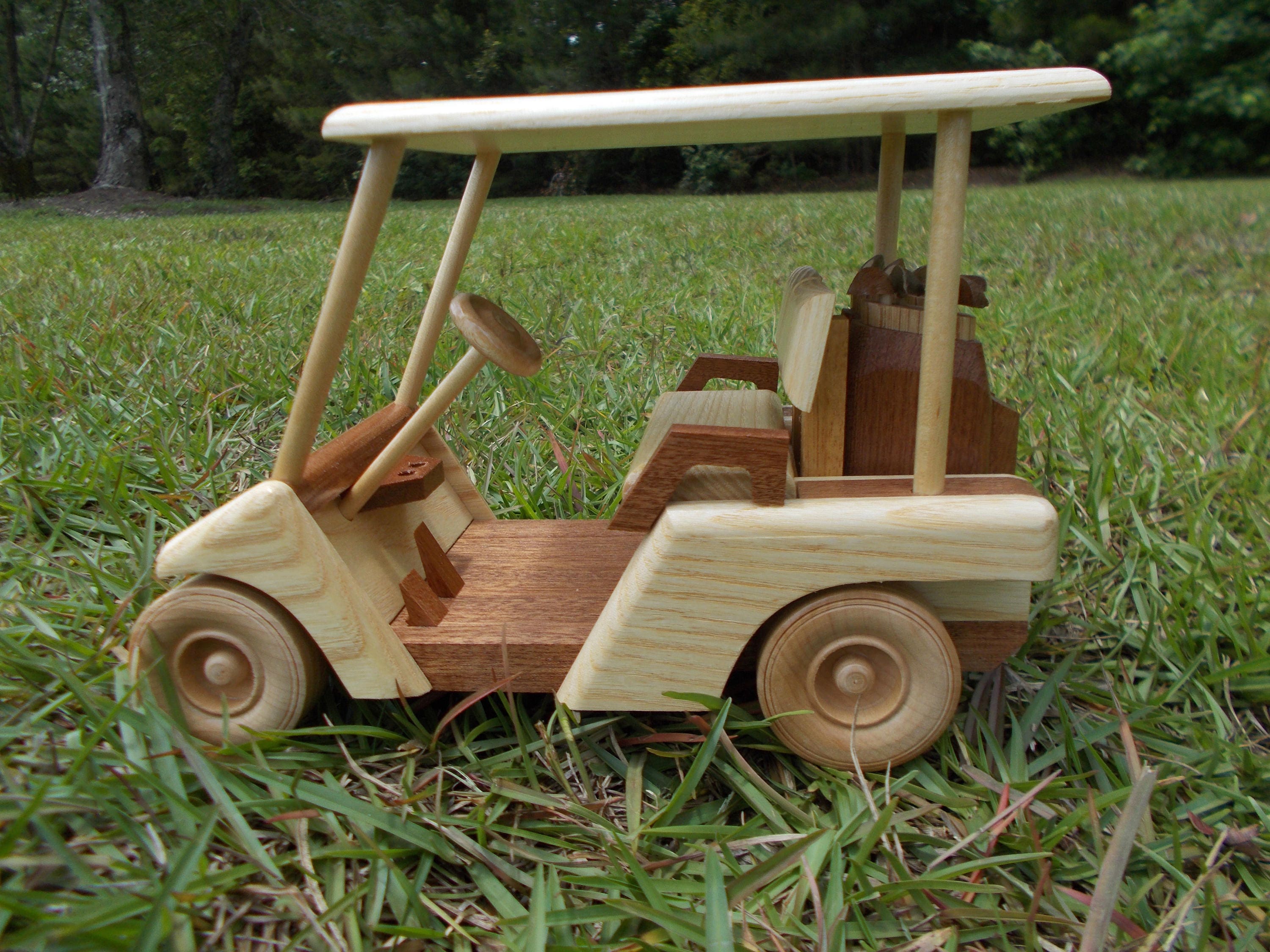 wooden Golf cart