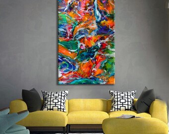 Resin Art Abstract Paintings & Prints FREE by HalfBakedArt on Etsy