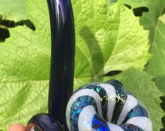 BUY IT NOW! Dichro Sherlock - Elegant sparkling dichroic glass pipe one of a kind!