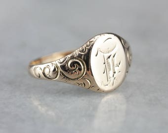 Antique signet ring | Etsy