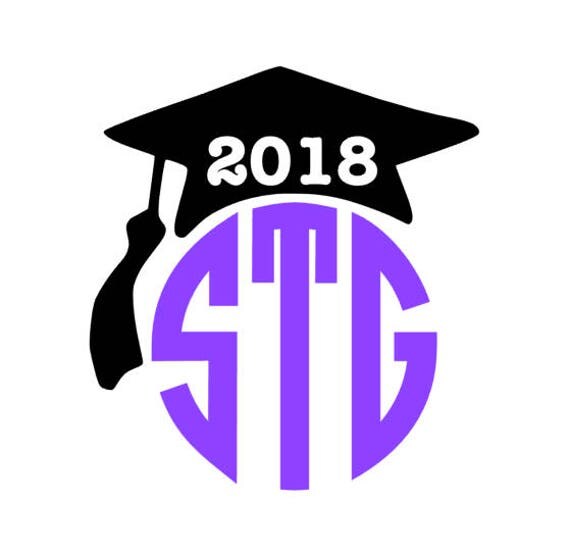 Free Free Graduation Cap Monogram Svg 594 SVG PNG EPS DXF File