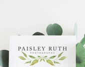 Premade Logo Design | Floral Leaf Logo | Photography Logo | Boutique Logo | Small Business Logo | Blog Logo | Botanical Logo (PL-049)
