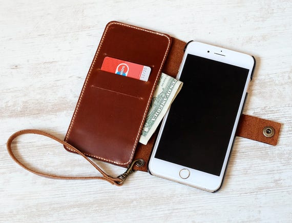Wristlet iPhone 7 plus wallet case iPhone 7 plus case