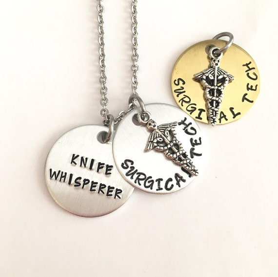 Surgical tech necklace or keyring surgery assistant knife