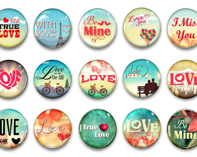Love Quotes Valentine's Day magnets - Gift for Her - Unique Gifts - Valentines Gift - Party Favor - Fridge Magnets - Refridgerator Magnets