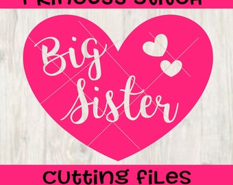 Promoted to big sister svg | Etsy