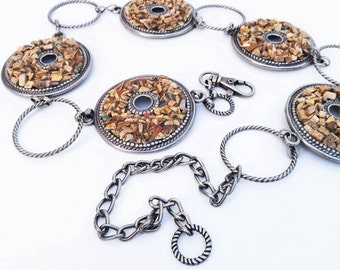 Vintage Chain Belt in silver