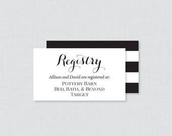 wedding registry inserts
