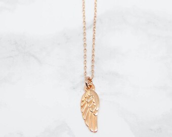 Chain Rosegold wing Angel wings