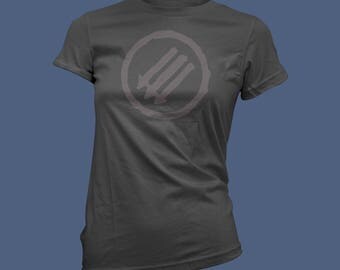 Antifa V-Neck Femme Cut T-Shirt